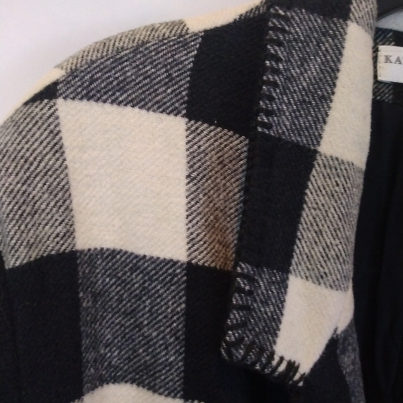 Katherine Deene Checked Wool Jacket - Picture 3 of 14